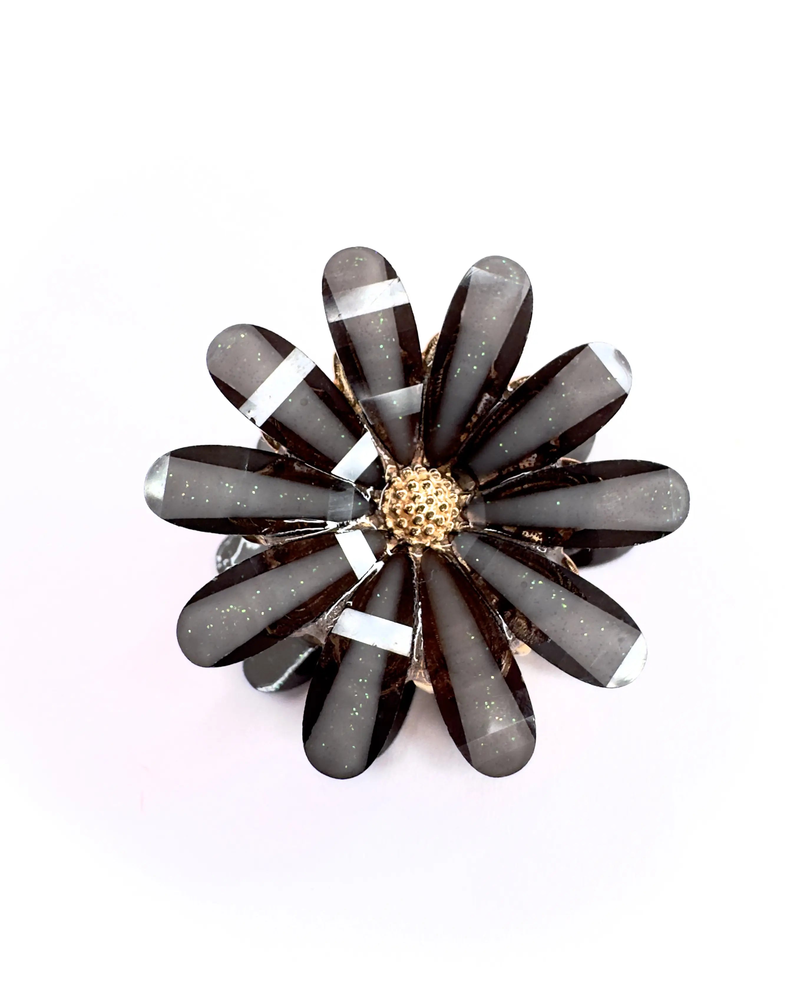 Pinza fiore per capelli media