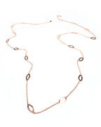 Collana lunga Ovalissima Rosé