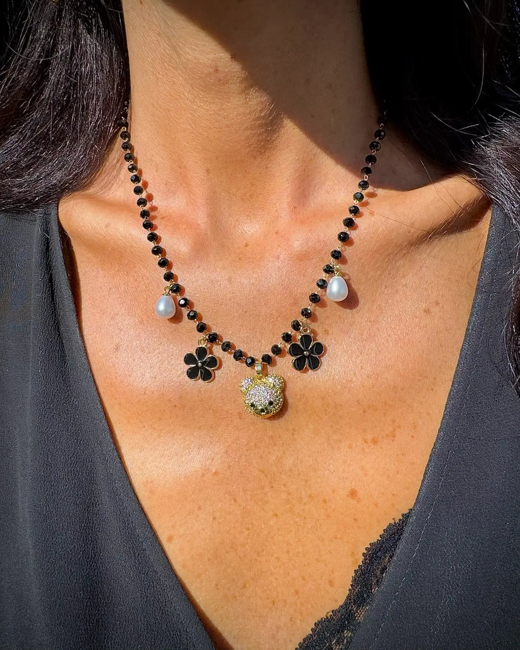 Collana rosario Orsetto Winnie