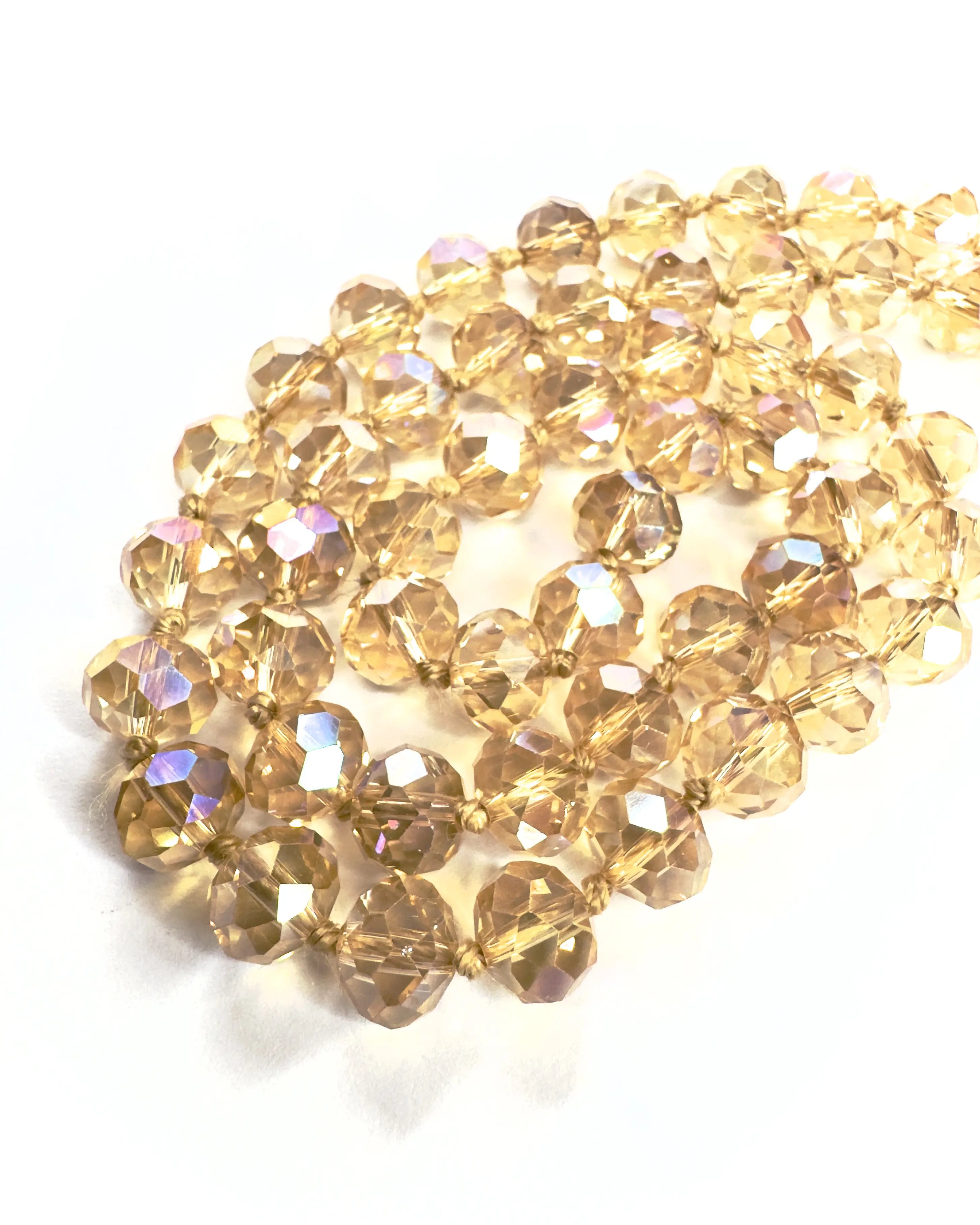Collana lunga in vetro Cristallo