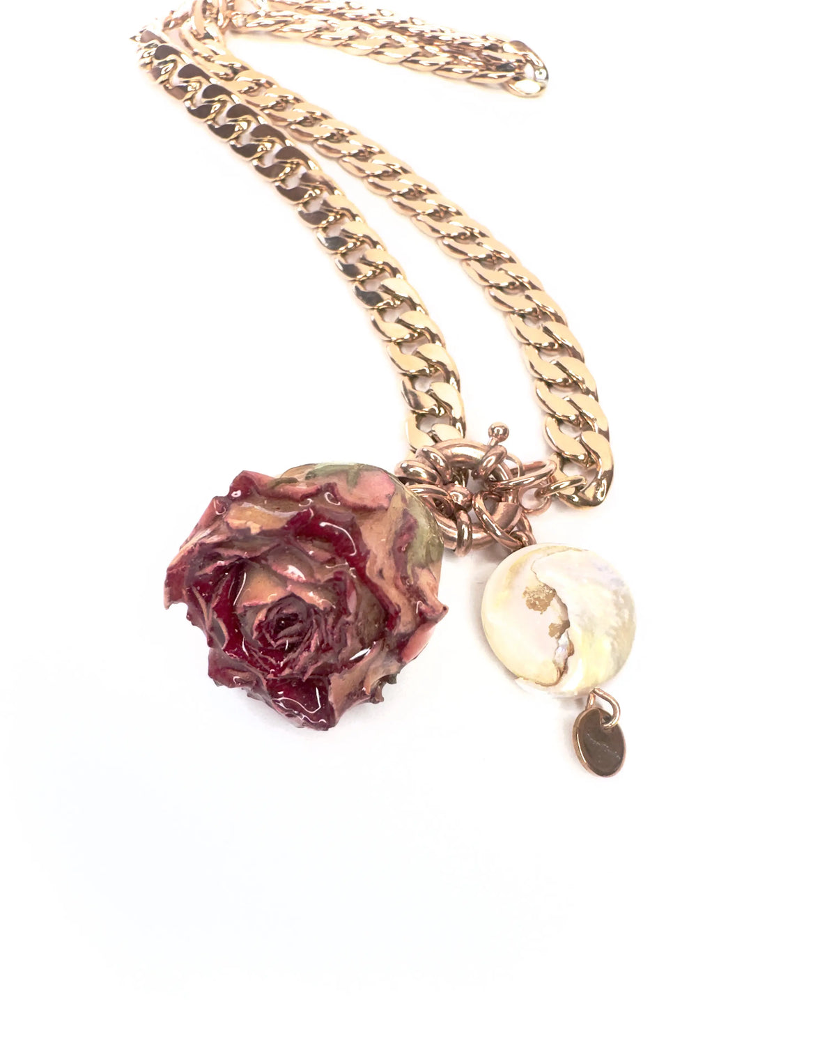 Collana rosa Eterna Botanic 1