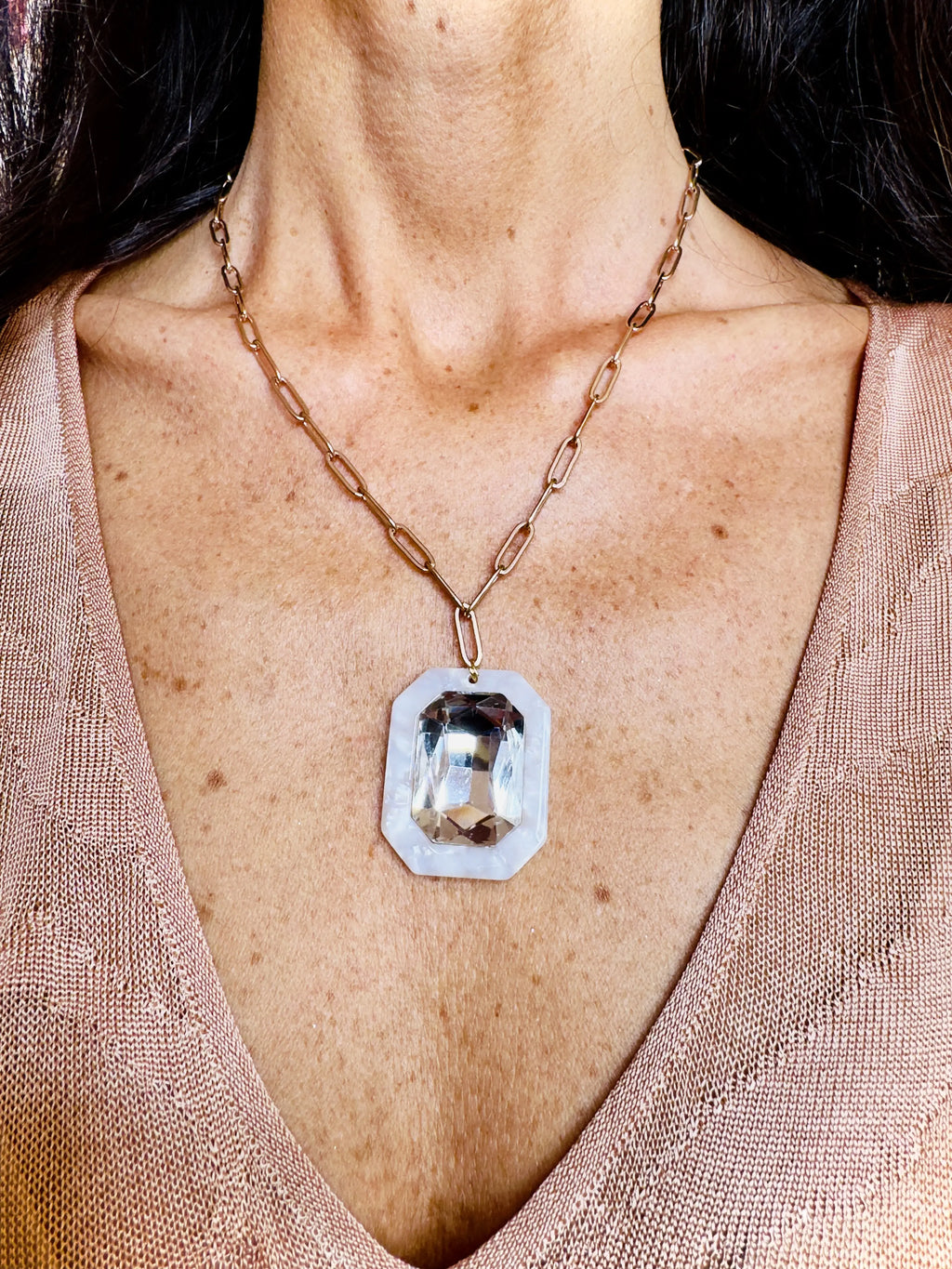 Collana pietra Aura