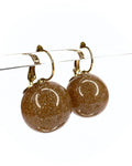 Orecchini sfere glitter