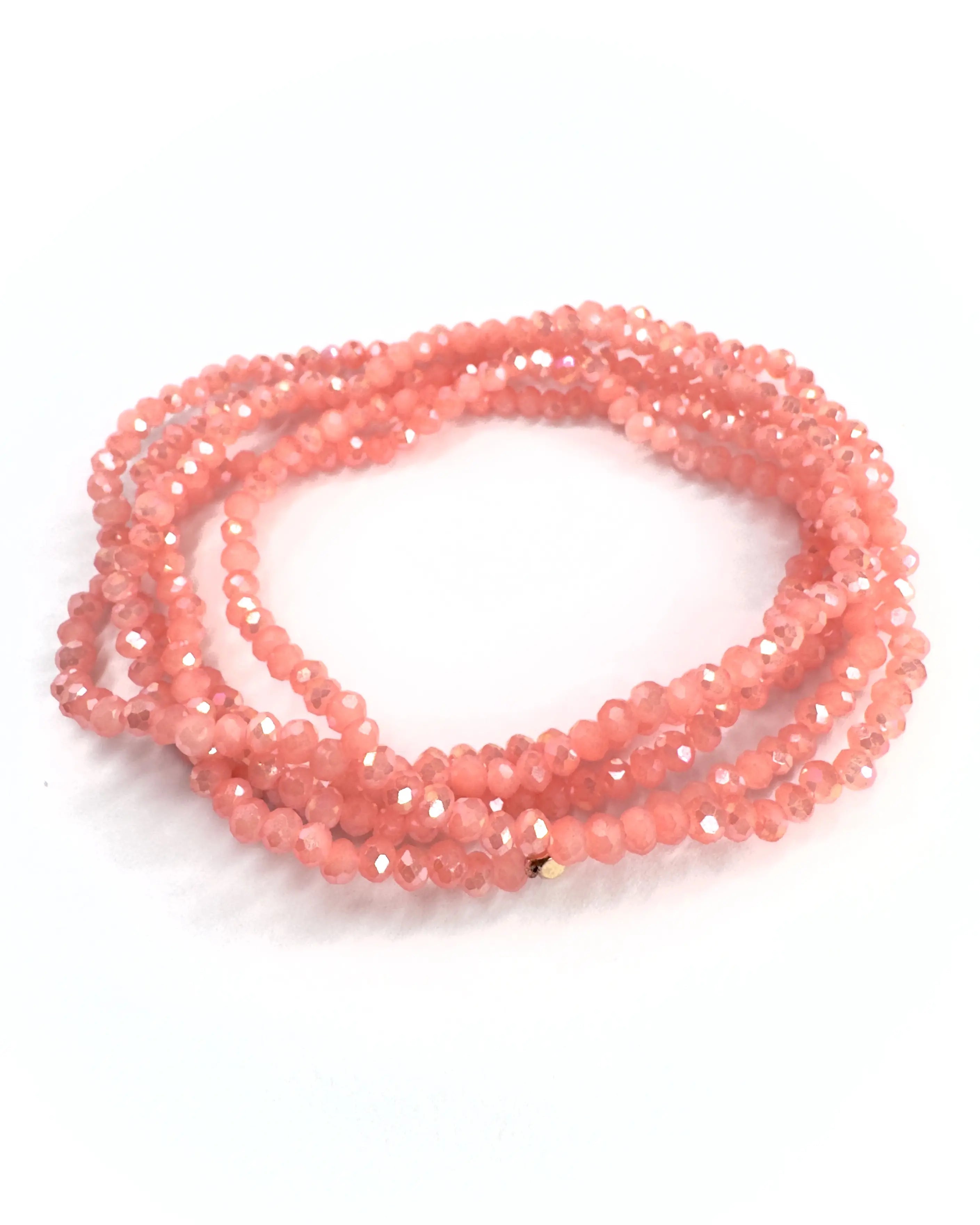 Collana lunga in vetro cristallo Essential