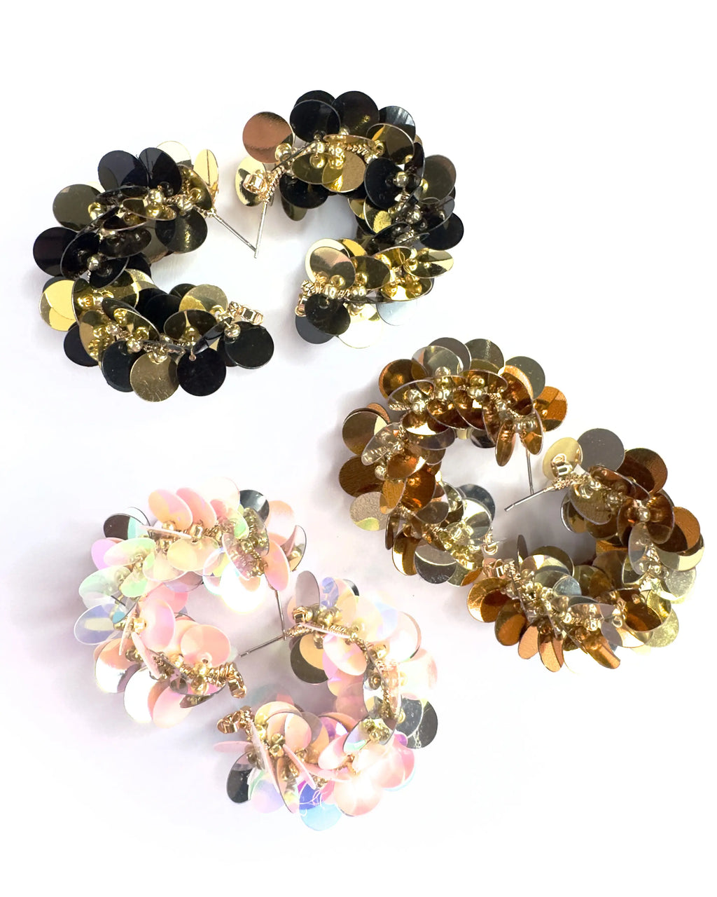 Orecchini paillettes