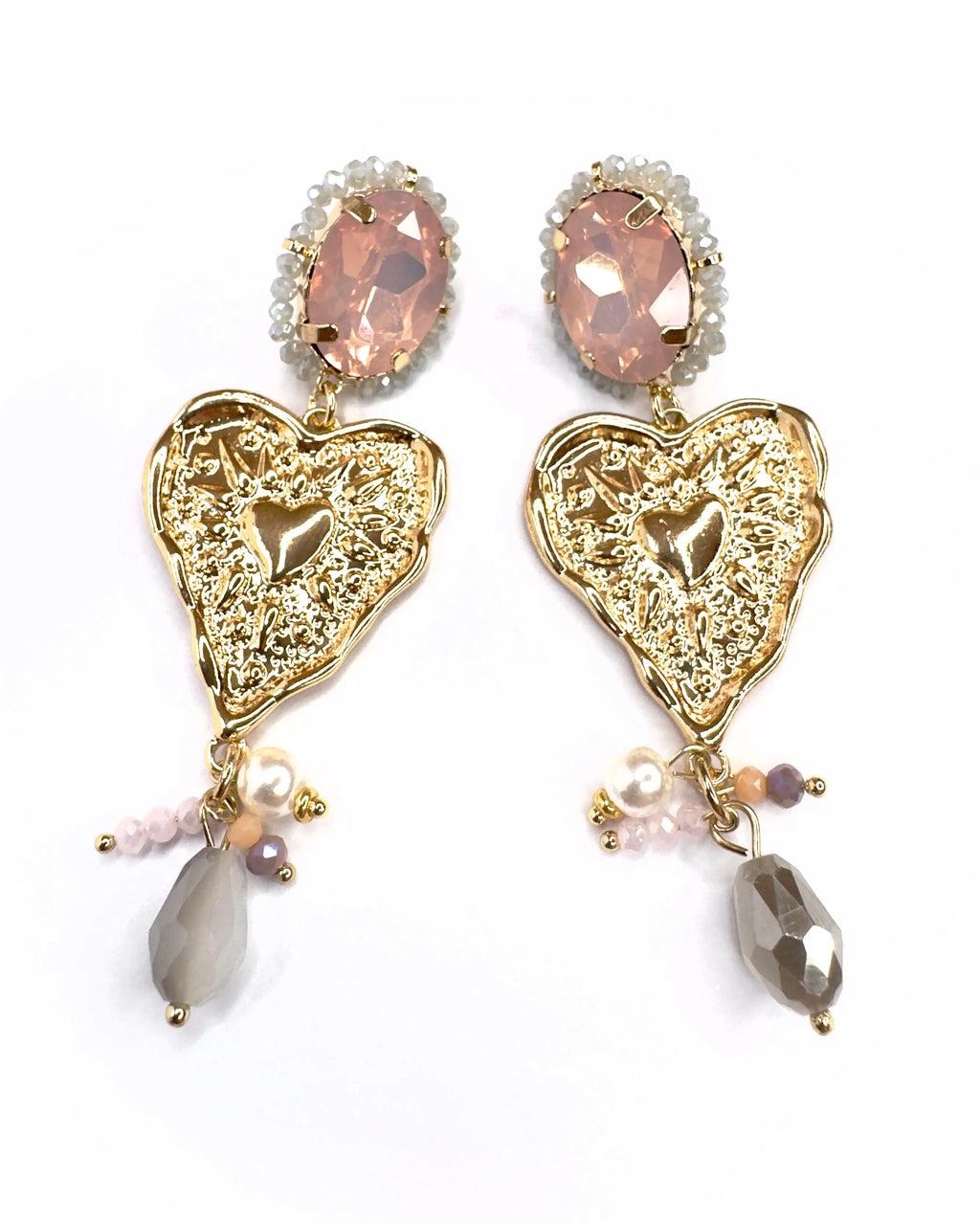 Orecchini Cuore Sacro pietra