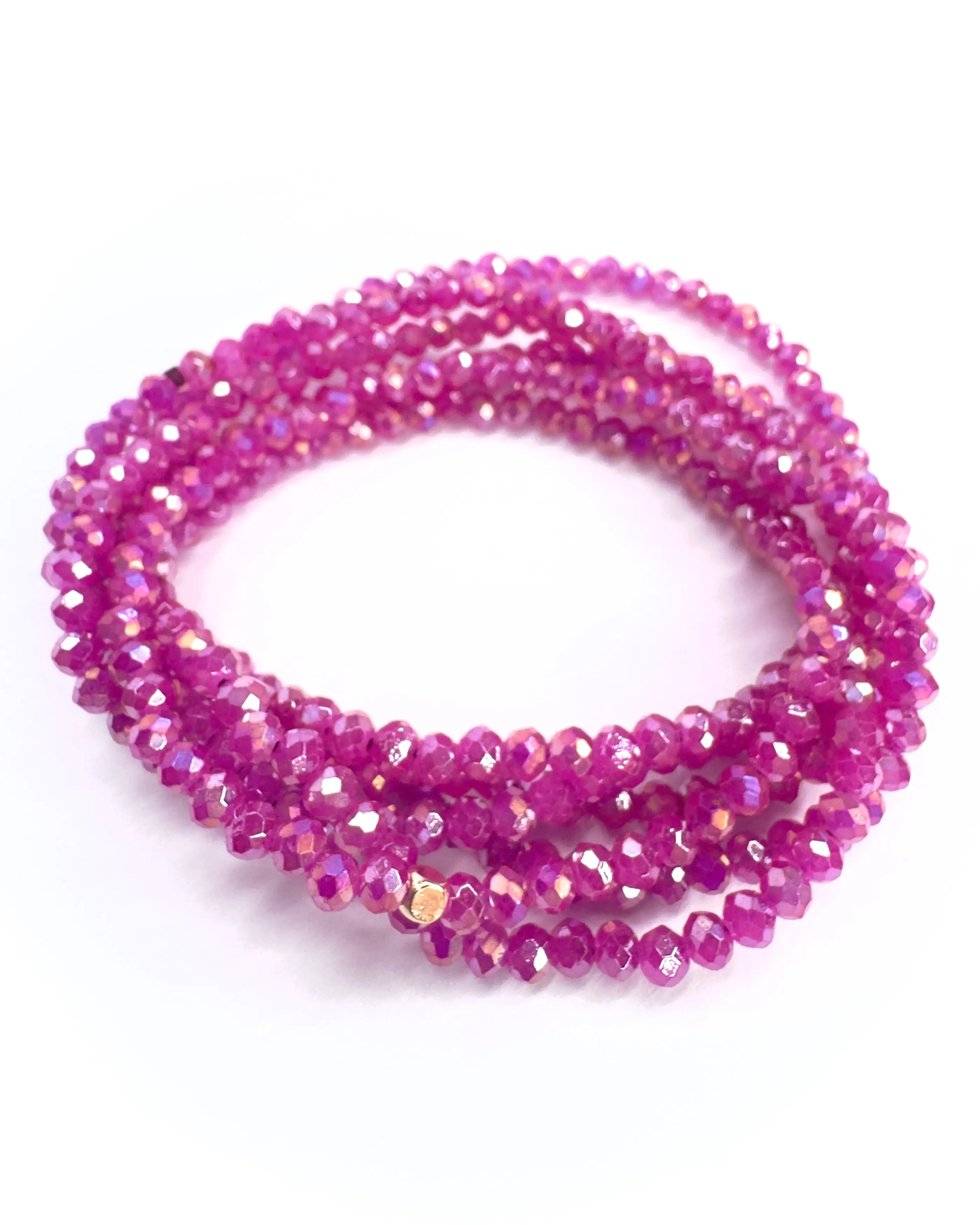 Collana lunga in vetro cristallo Essential