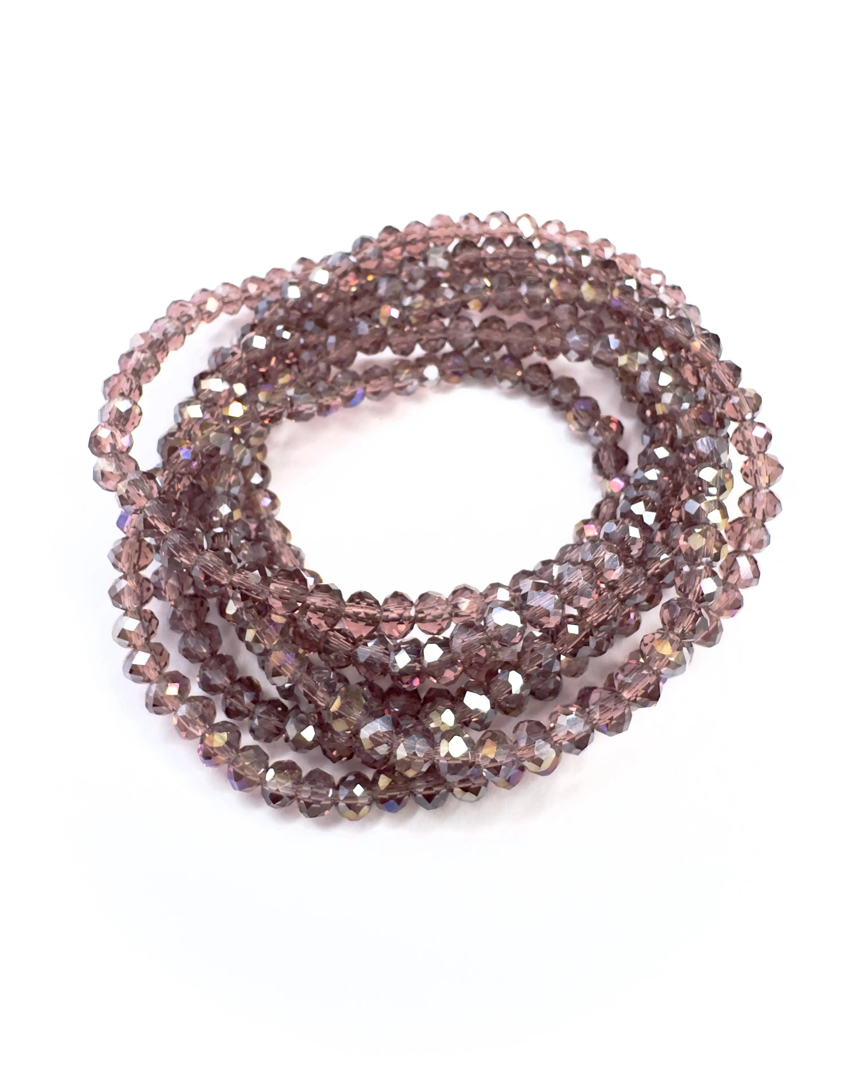 Collana lunga in vetro cristallo Essential