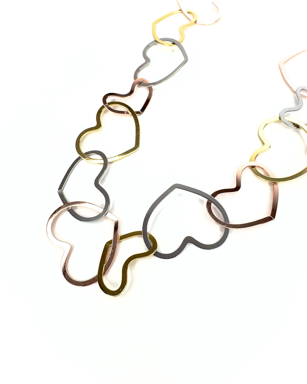 Collana girocollo Cuori mixed