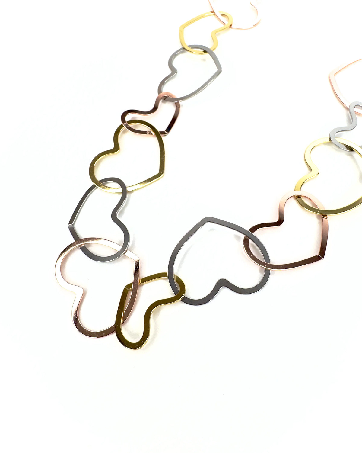 Collana girocollo Cuori mixed