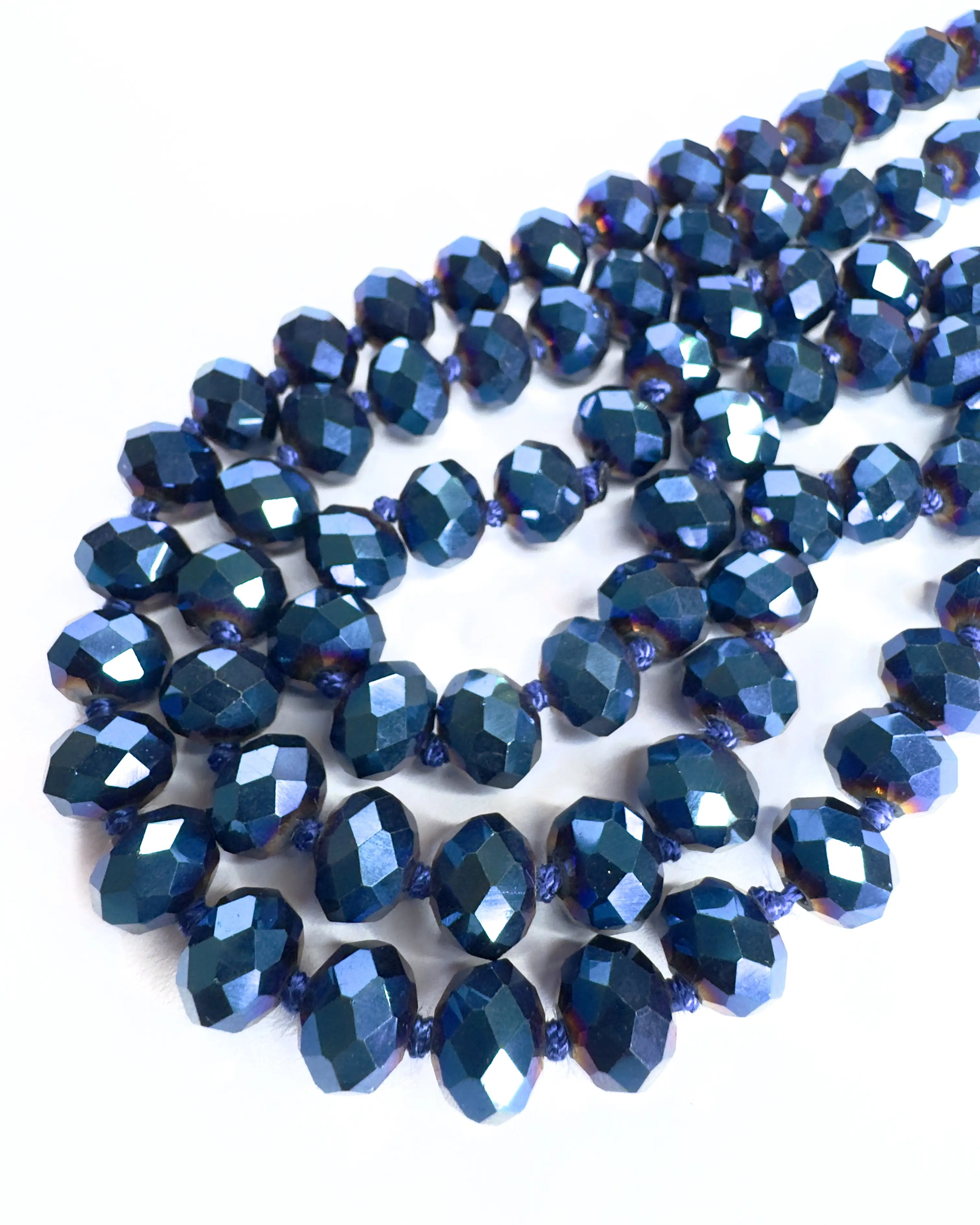 Collana lunga in vetro Cristallo