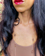 Collana lunga Ovalissima Rosé