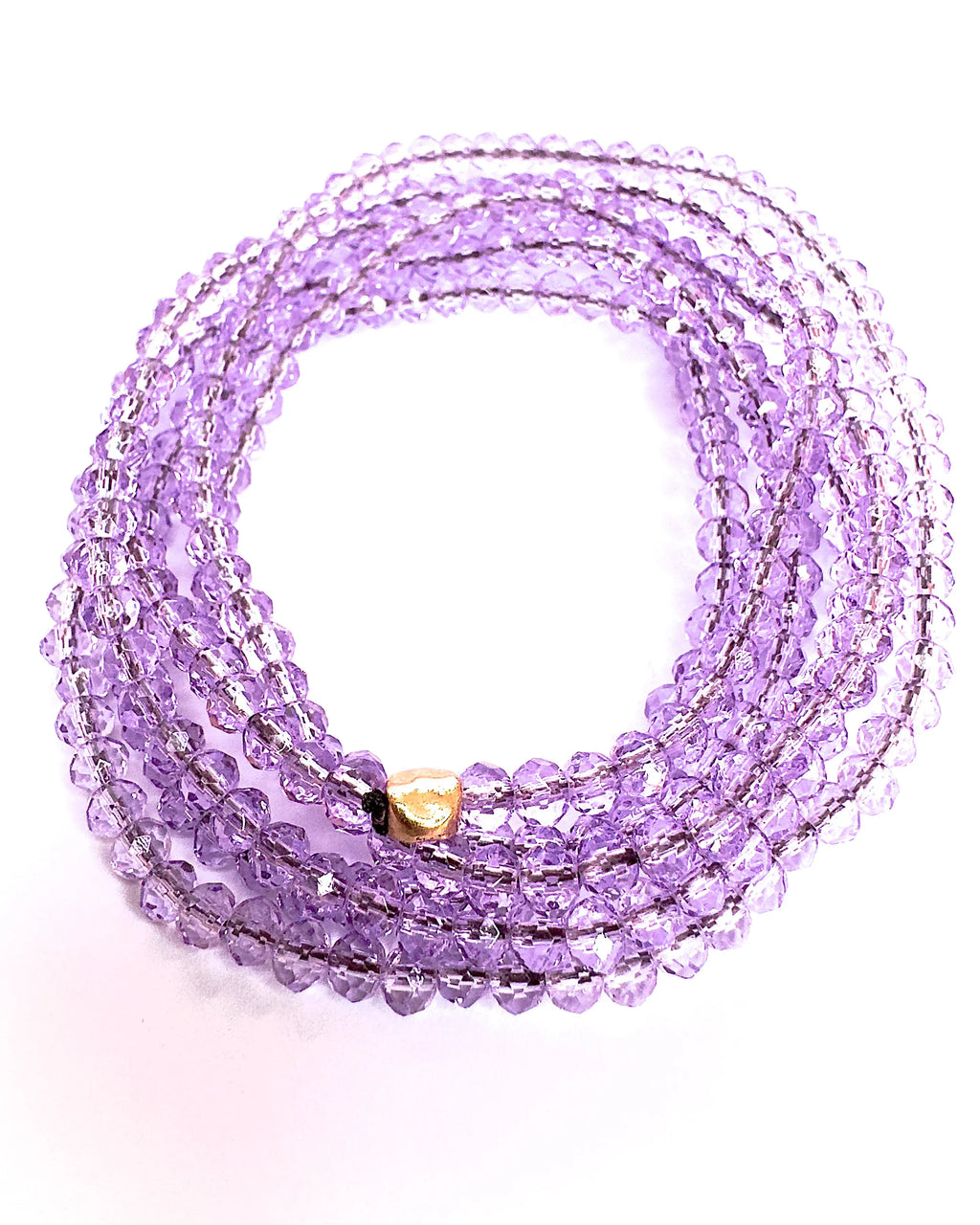 Collana lunga in vetro cristallo Essential
