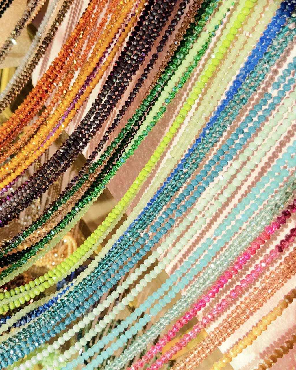 Collana Lunga in vetro cristallo Pure