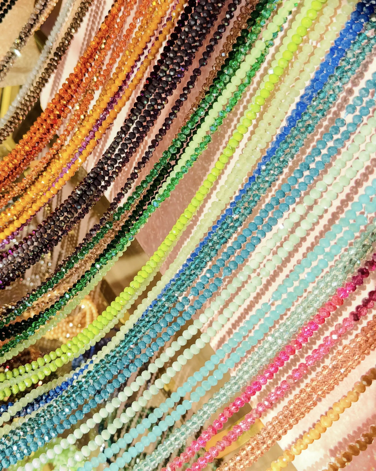 Collana Lunga in vetro cristallo Pure