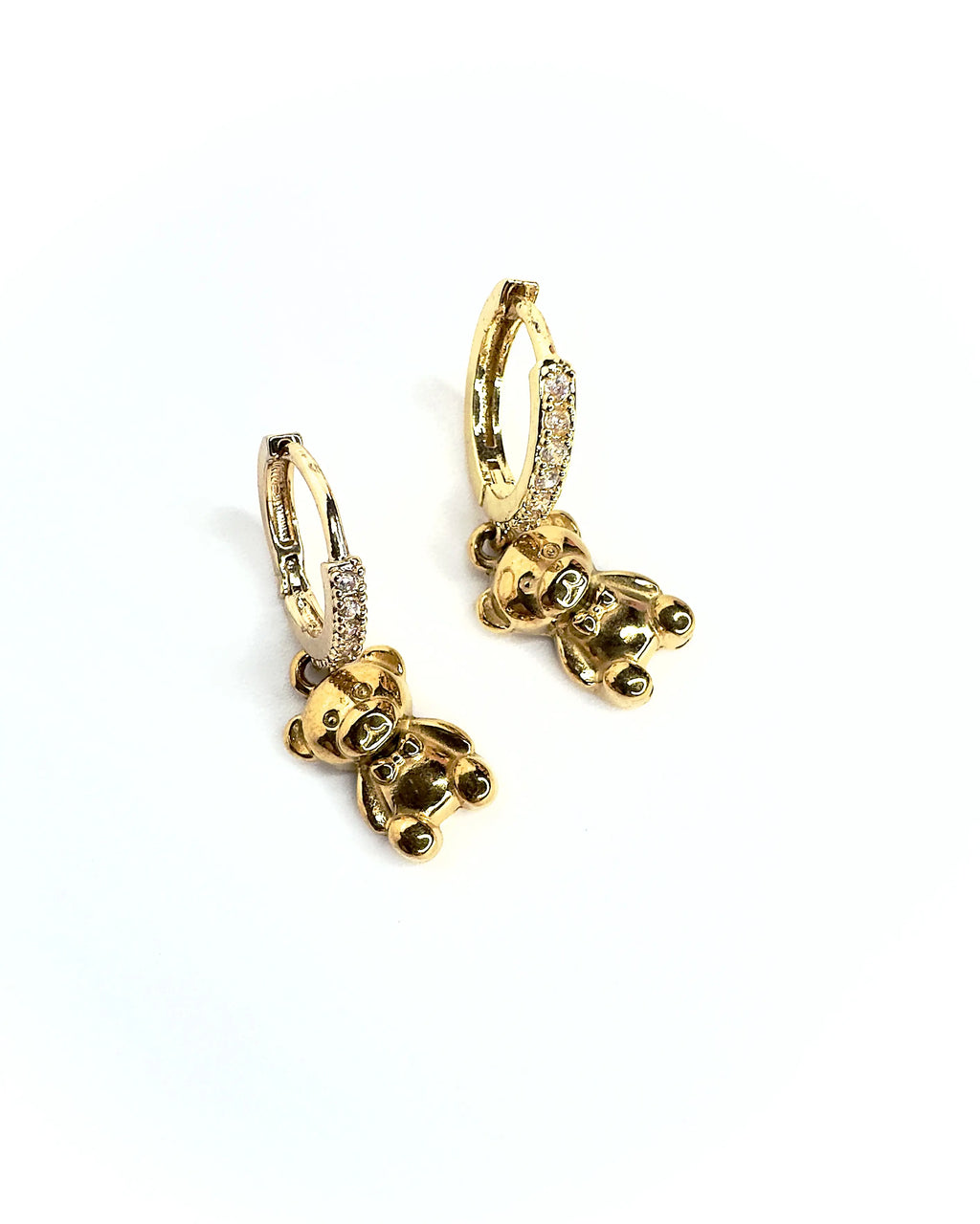 Orecchini mini hoop Teddy 3D