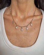 Collana Rettangoli charms Rose’