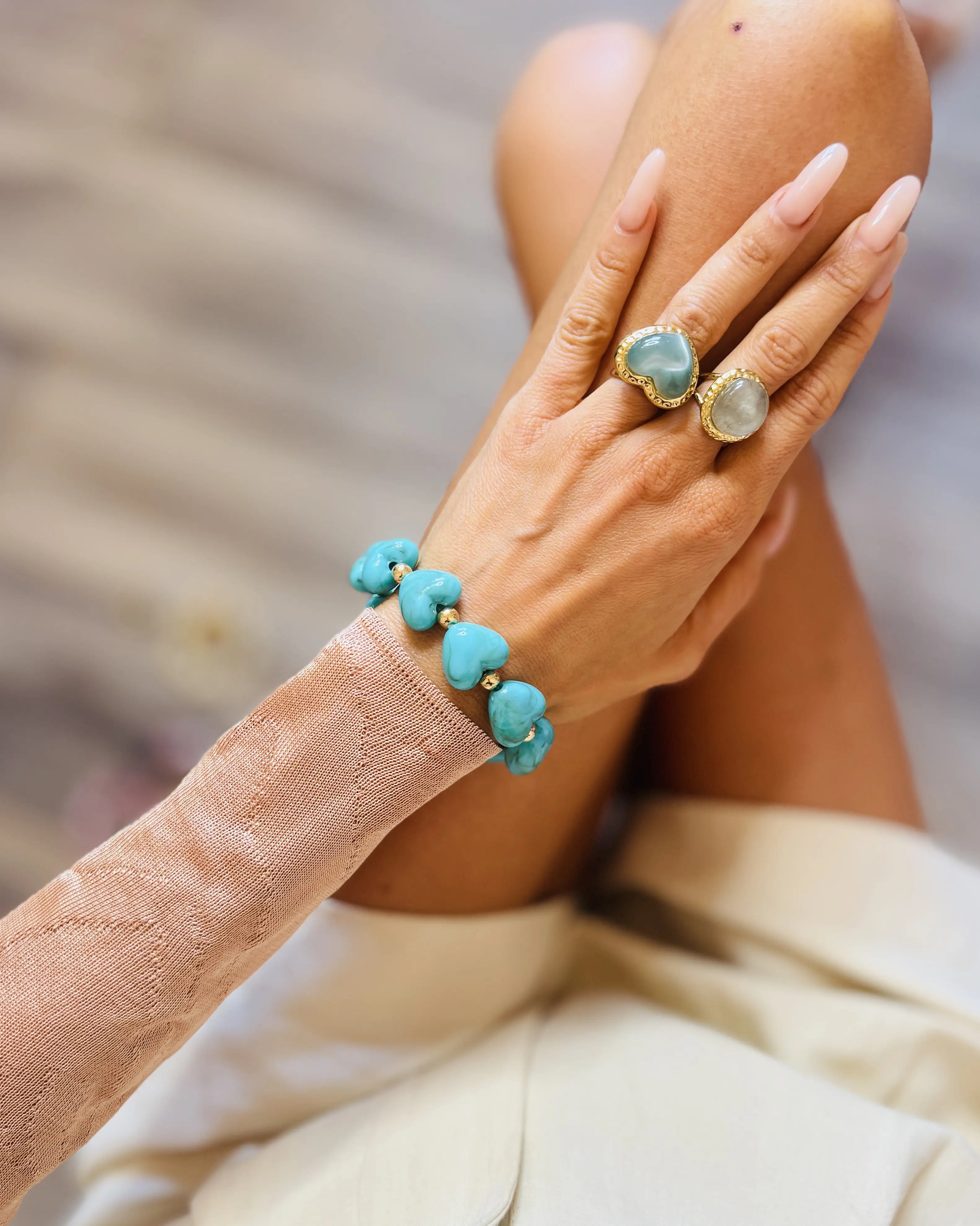 Bracciale cuore Jelly