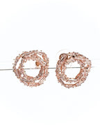 Orecchini Nodo Rosé