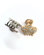 Pinzetta corona strass mini
