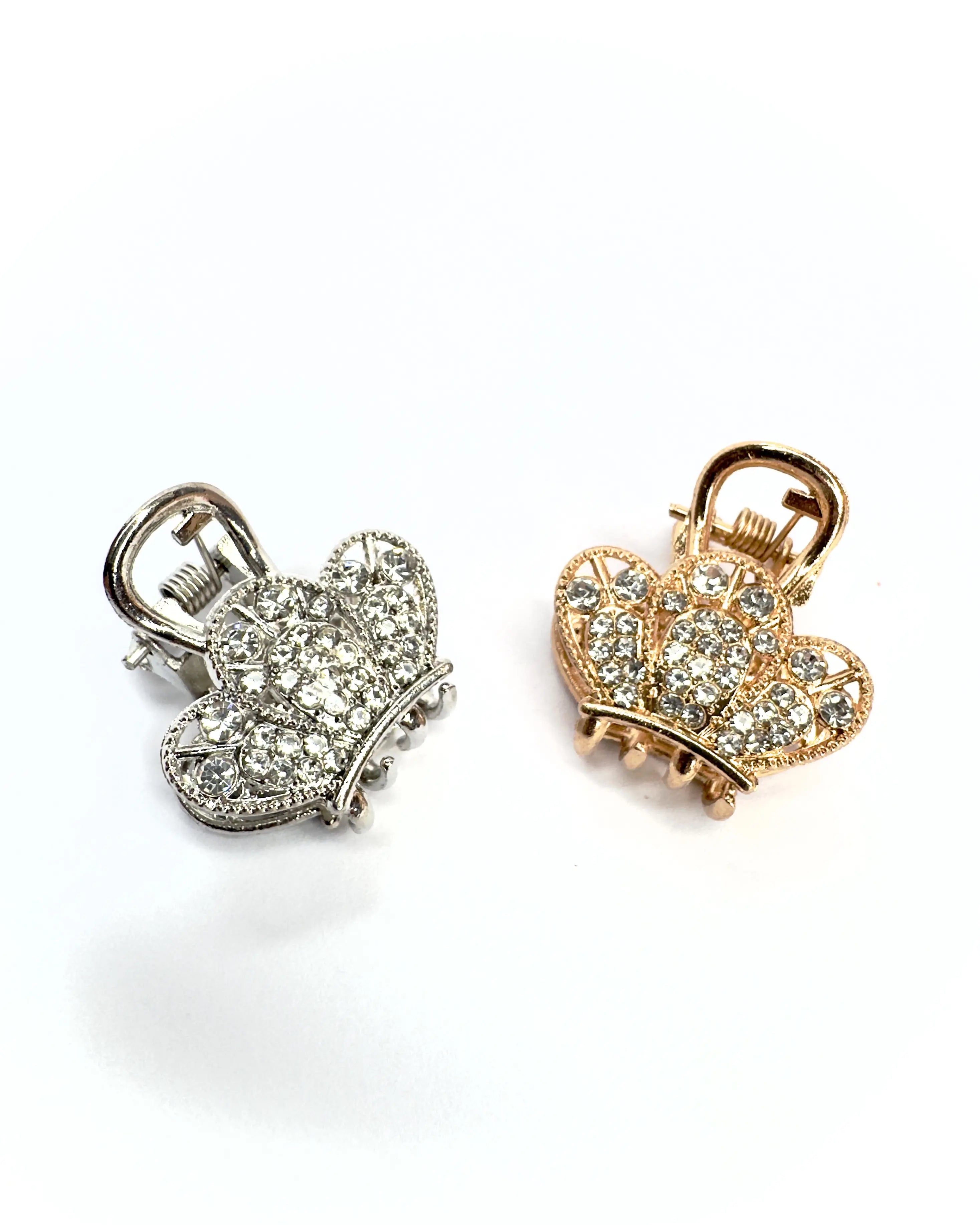 Pinzetta corona strass mini