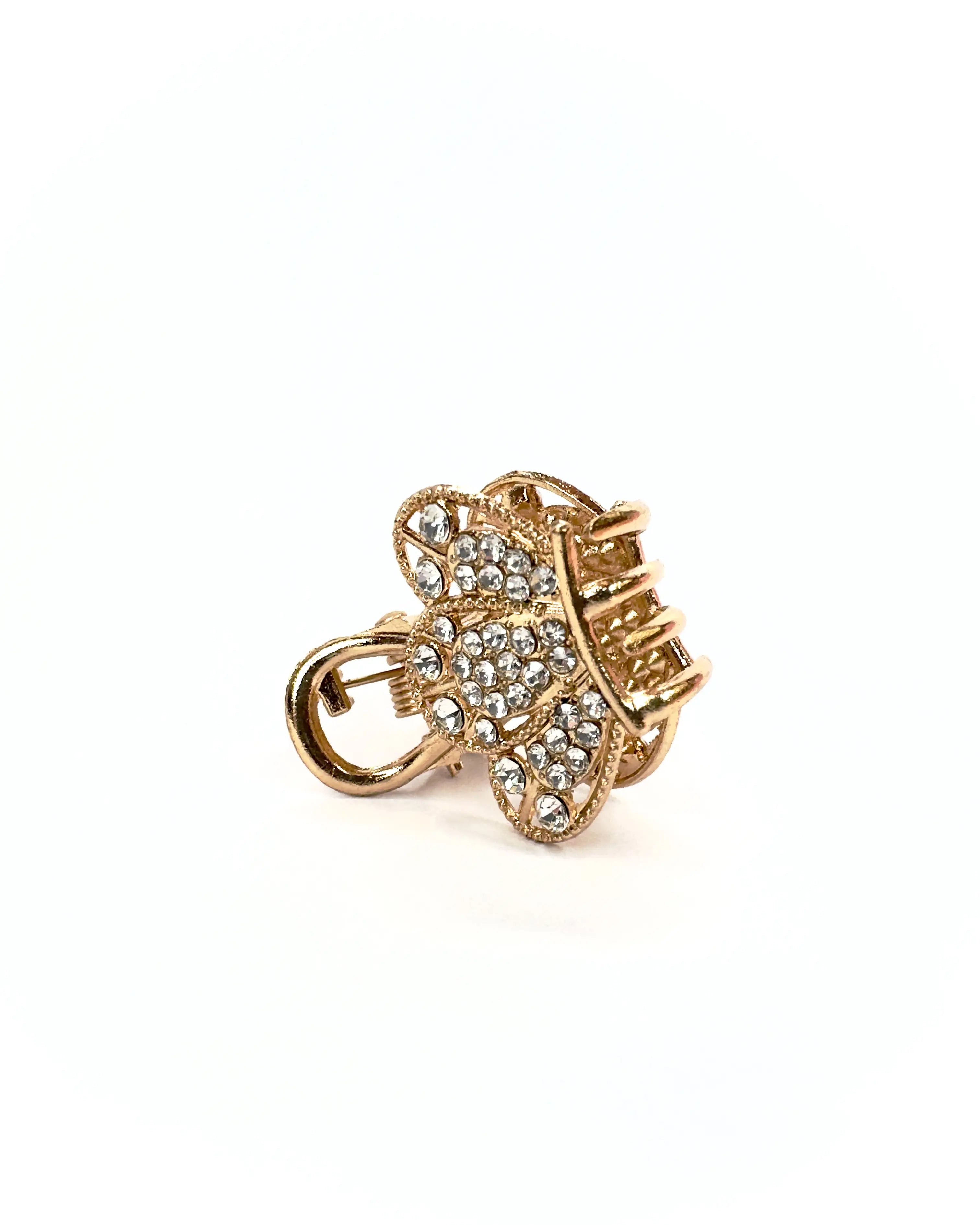 Pinzetta corona strass mini