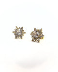 Orecchini a lobo Kate pietre gold