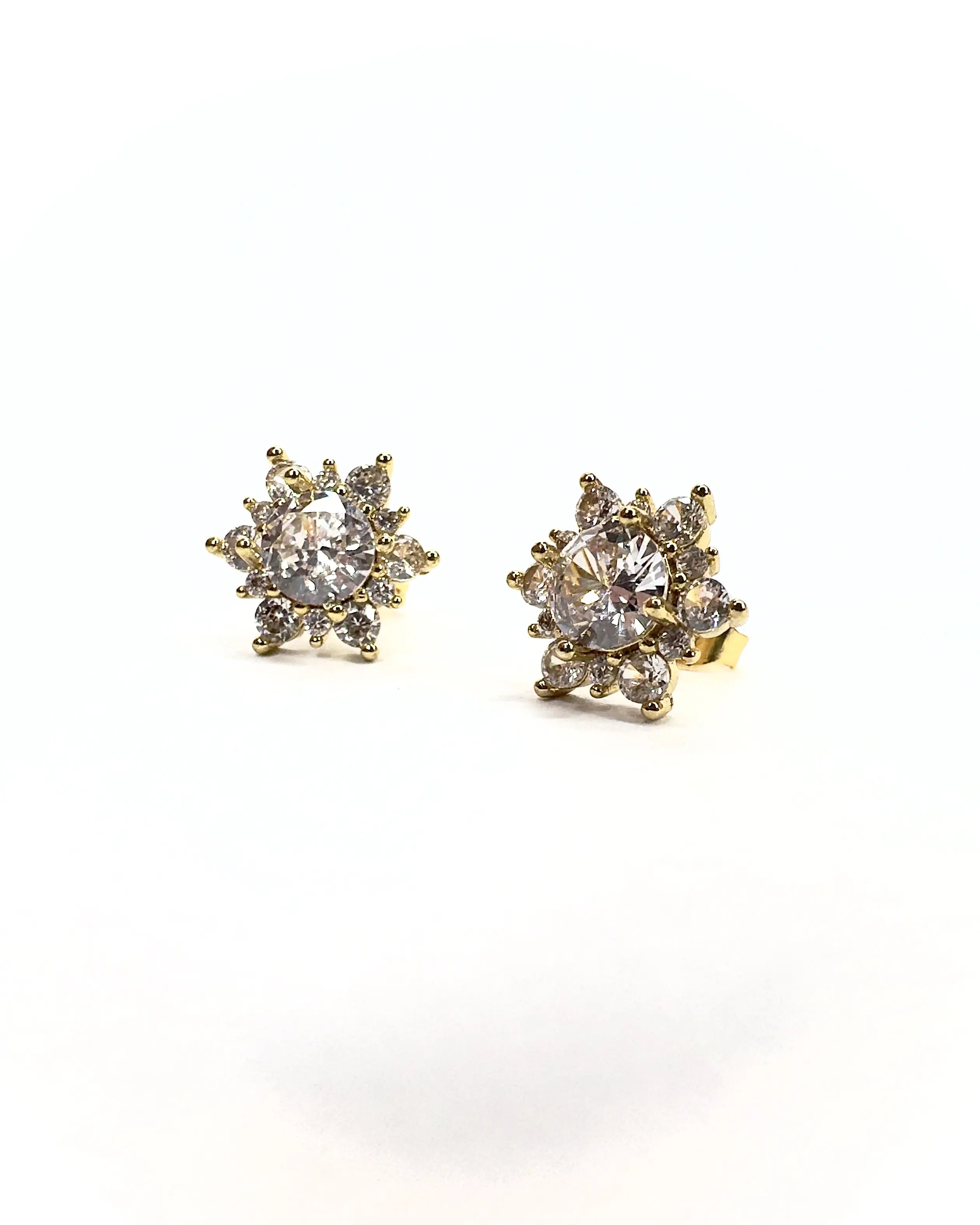 Orecchini a lobo Kate pietre gold