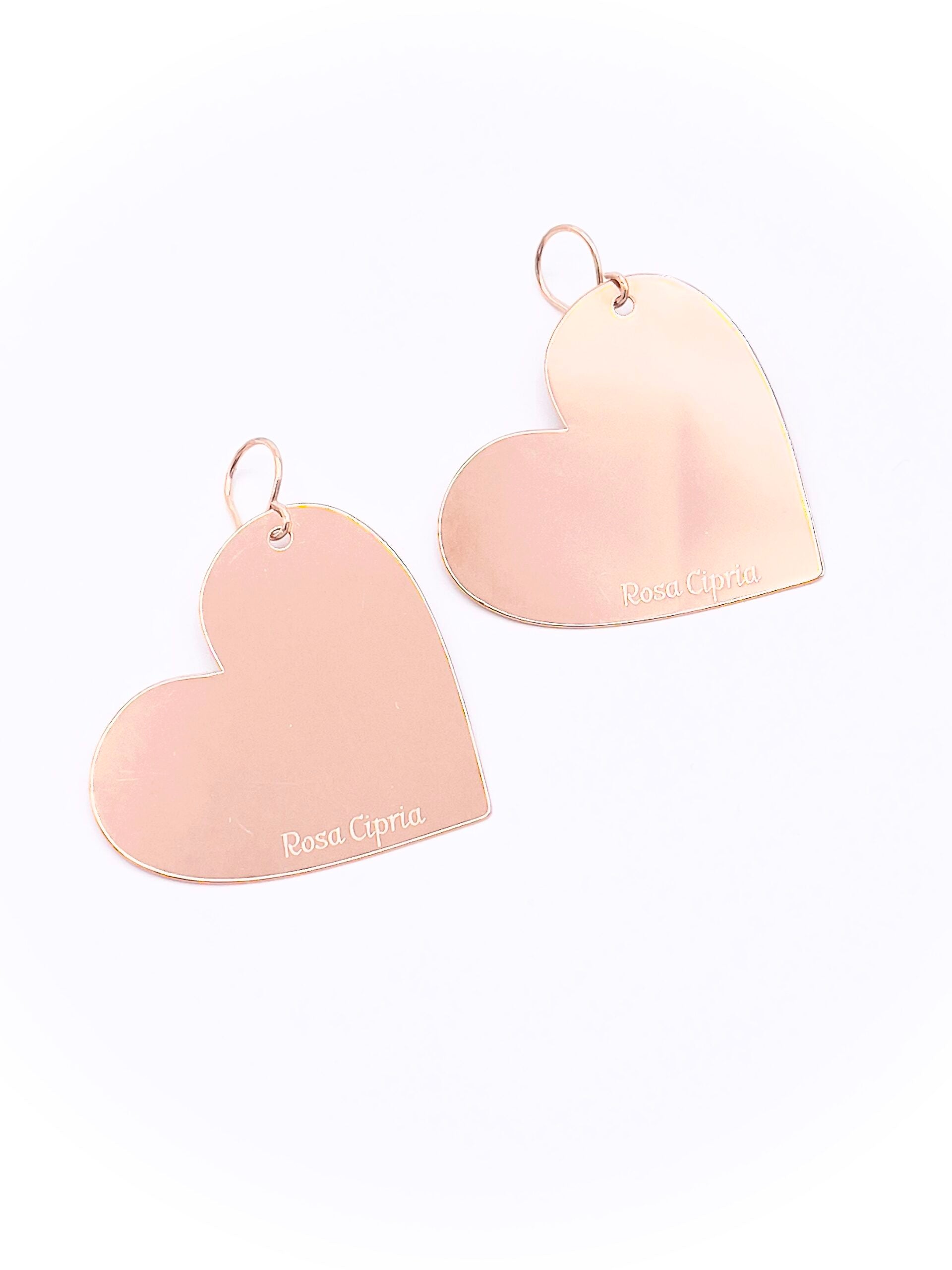 Orecchini cuore oro rosa best seller