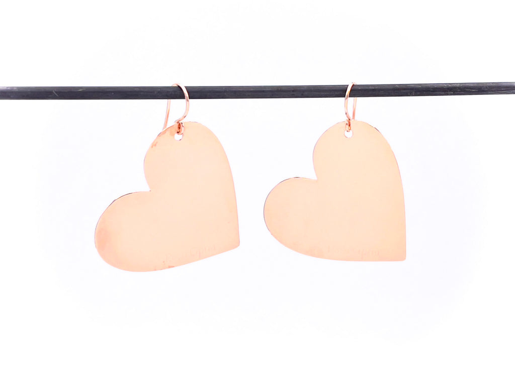 Orecchini cuore oro rosa best seller