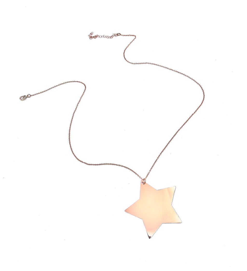 Collana stella oro rosa best seller