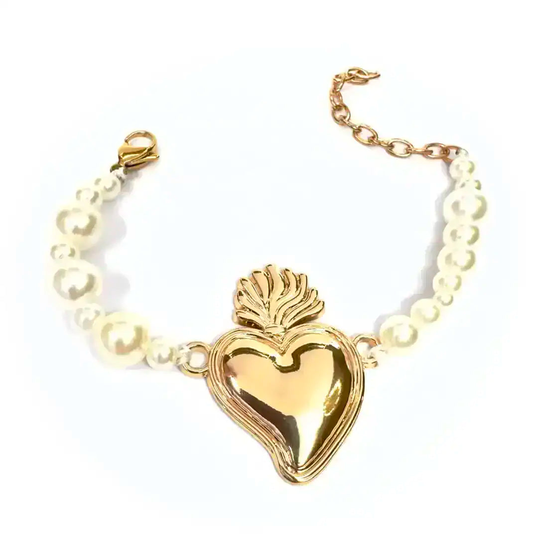 Bracciale cuore sacro
