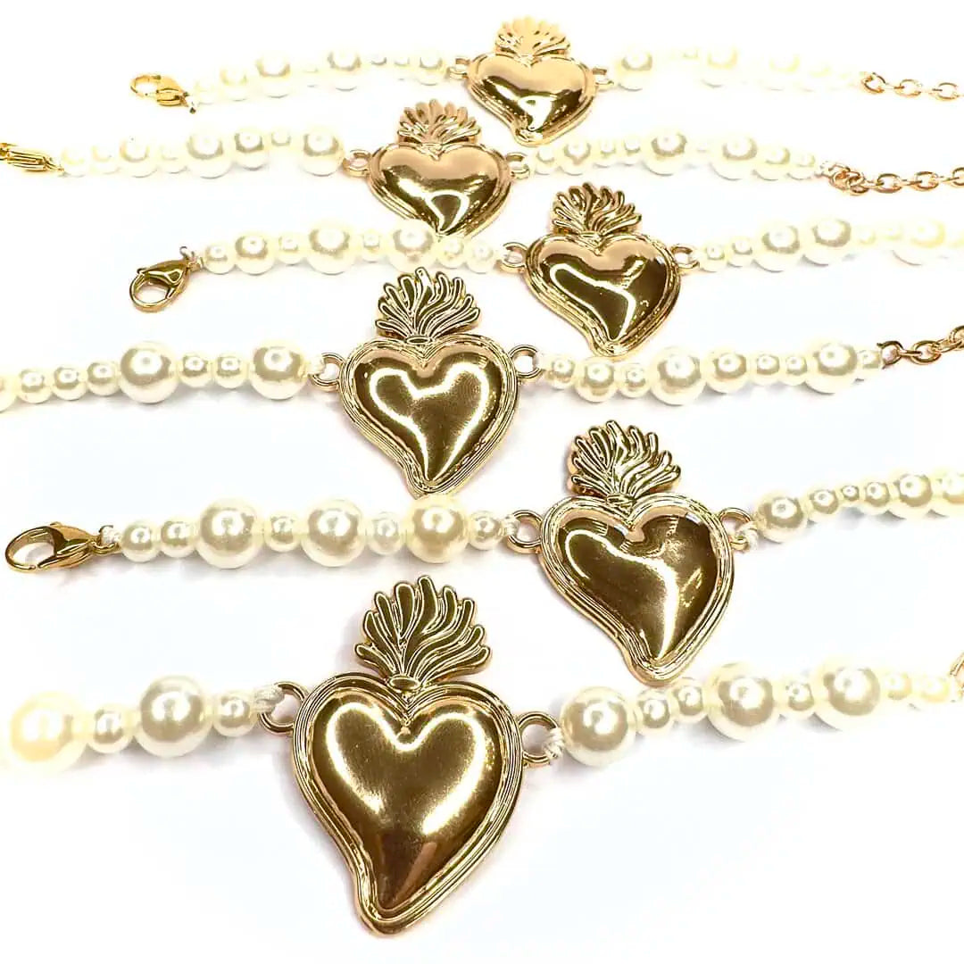 Bracciale cuore sacro