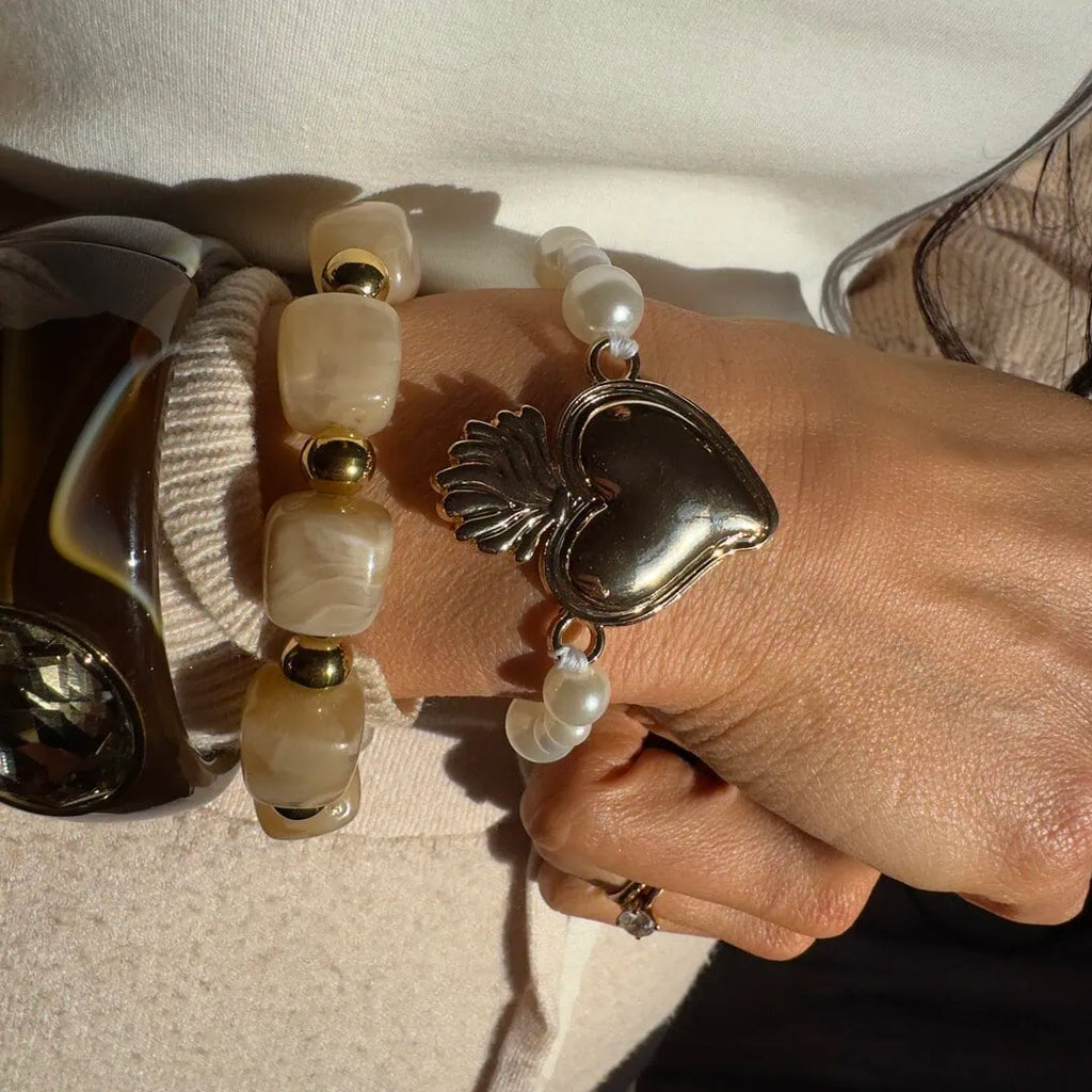Bracciale cuore sacro