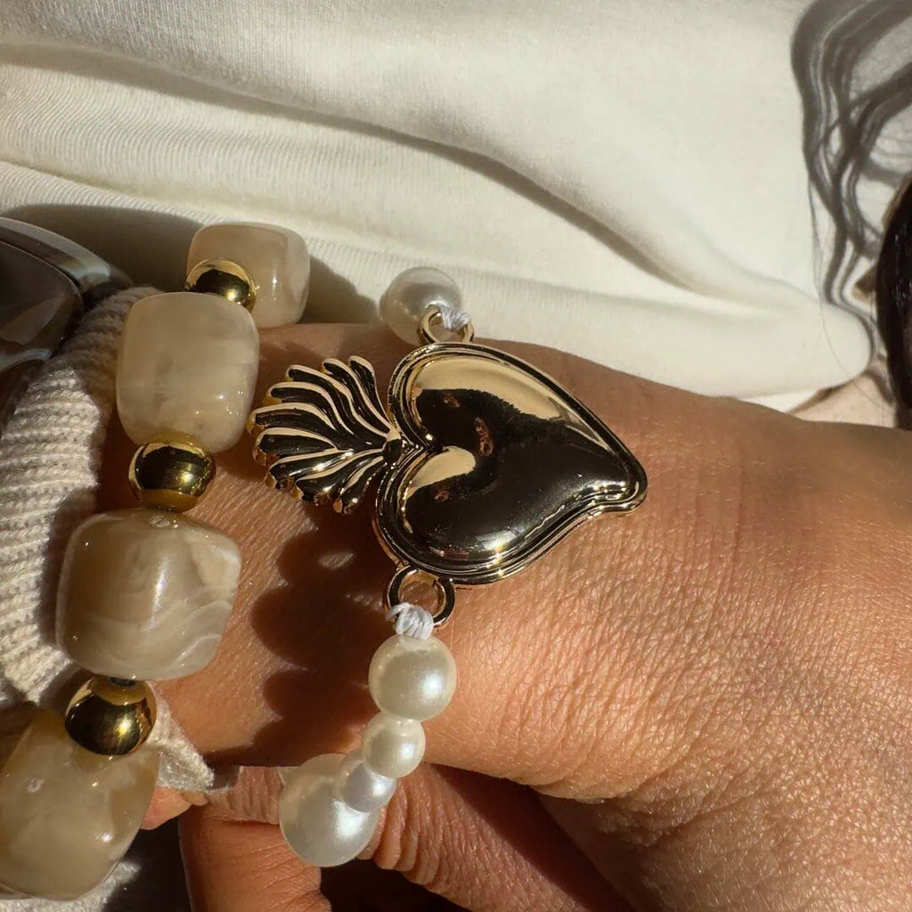 Bracciale cuore sacro