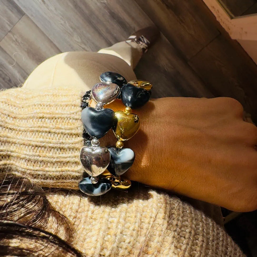 Bracciale cuori