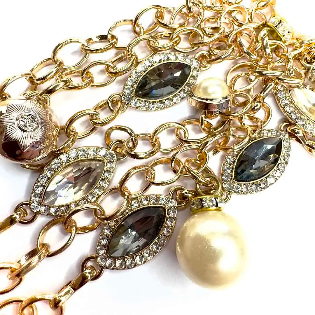Collana dorata donna