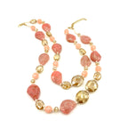 Collana con pietre dure colorate doppia Euphoria