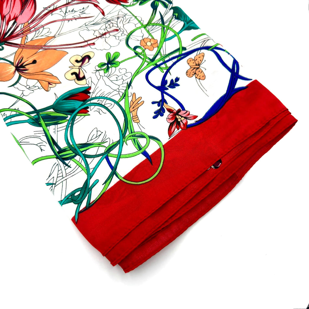 Foulard a fiori