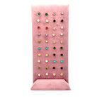 Orecchini punto luce swarovski oro