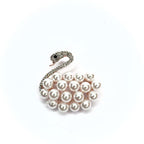 Spilla swarovski cigno