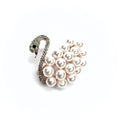 Spilla swarovski cigno