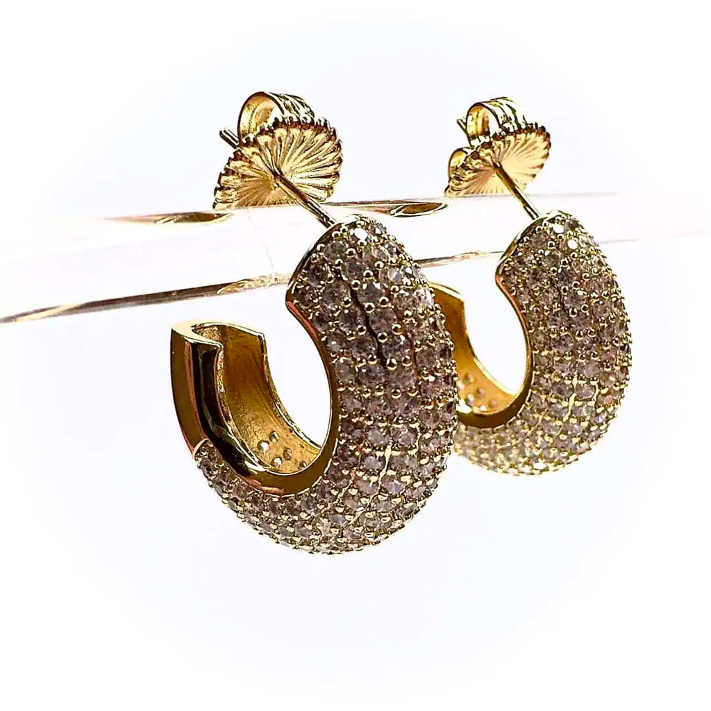orecchini strass