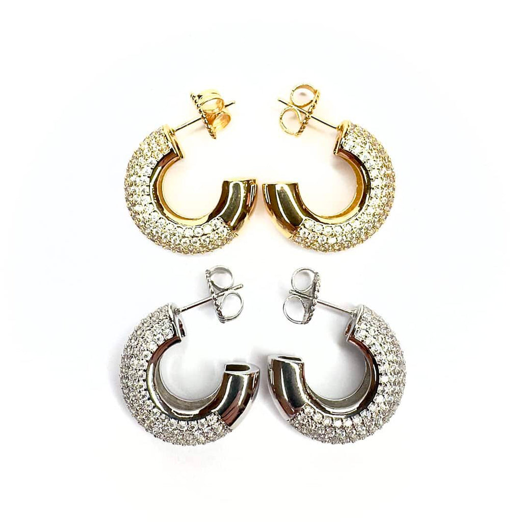 orecchini strass