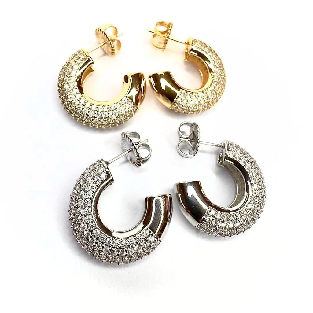 orecchini strass