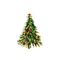 spilla albero di natale