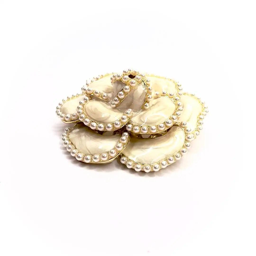 spilla con fiore