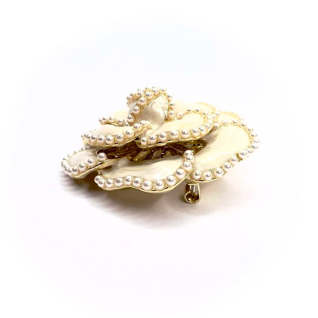 spilla con fiore
