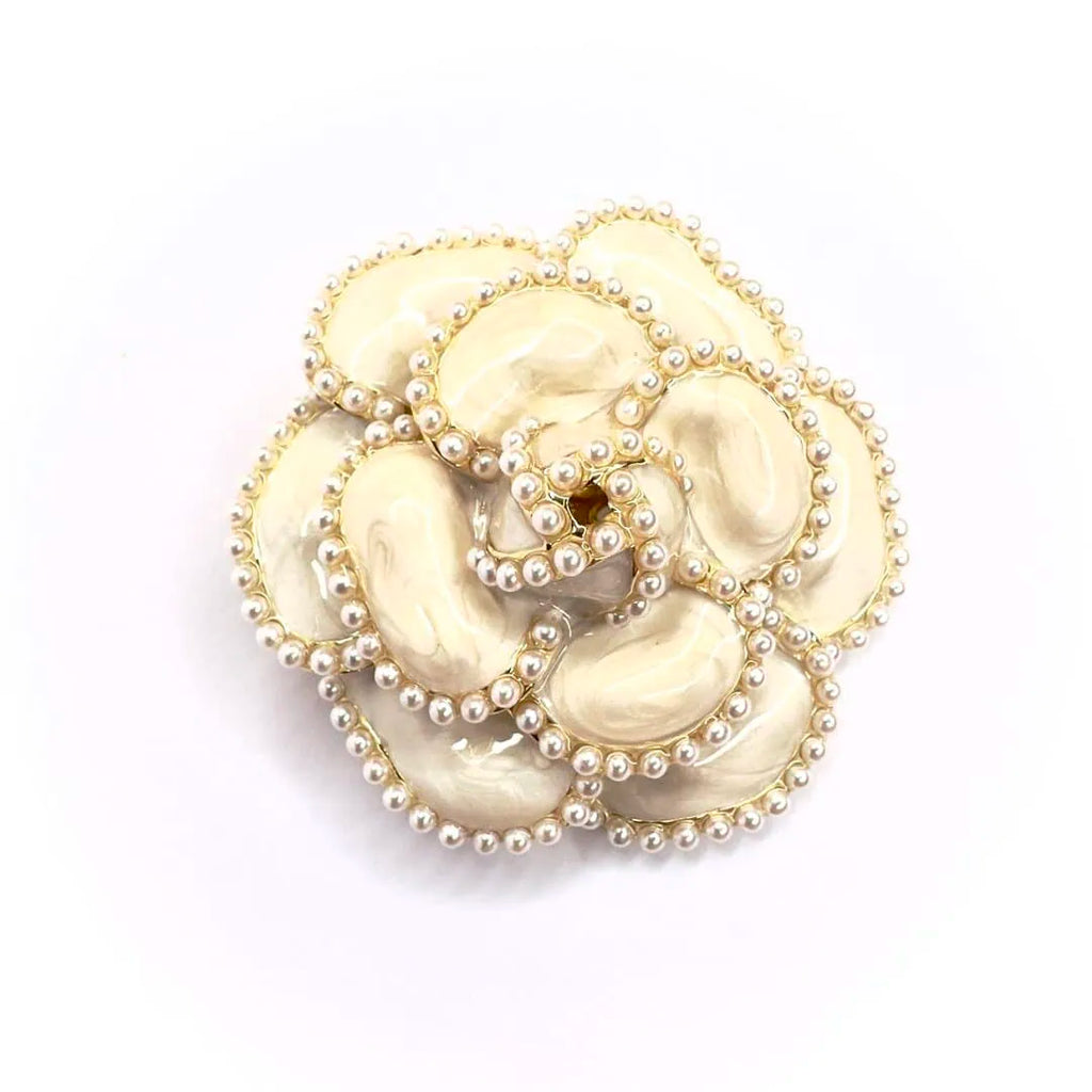 spilla con fiore