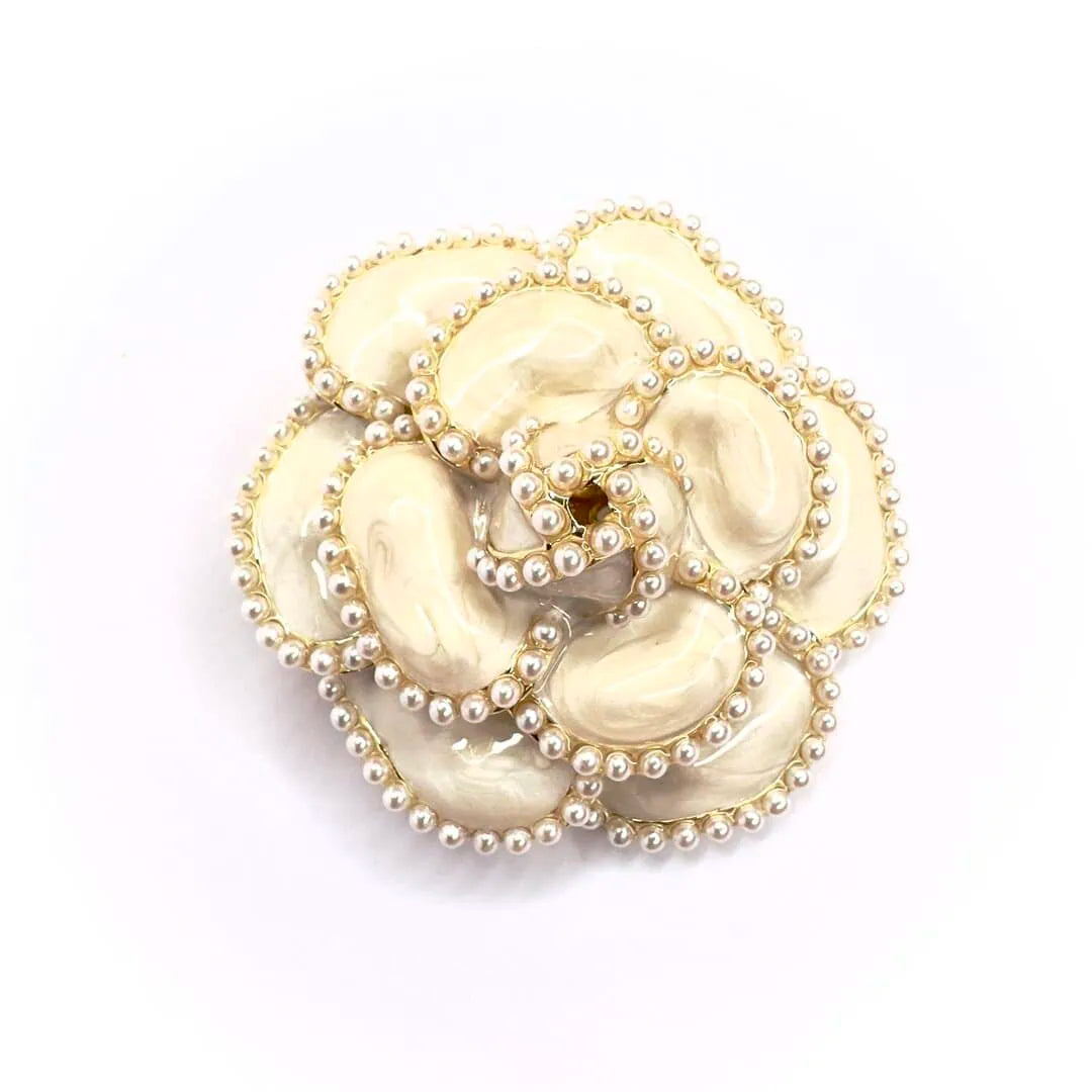 spilla con fiore
